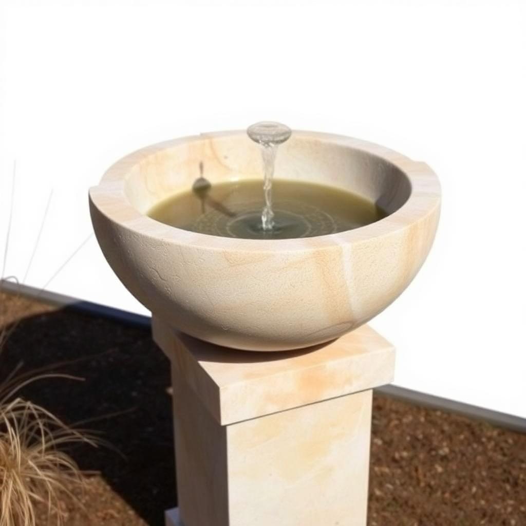 Patio Travertine Fountain