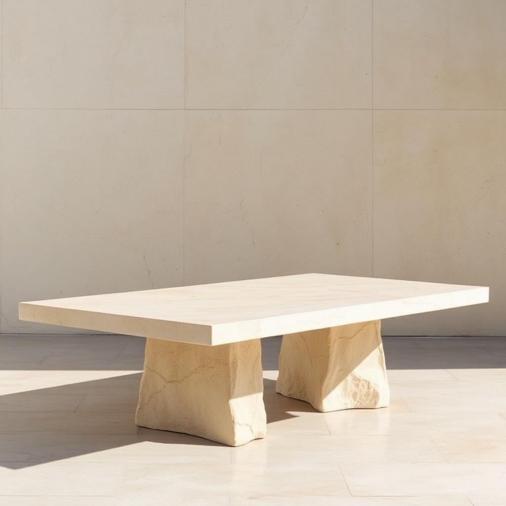 Travertino Bistro Table